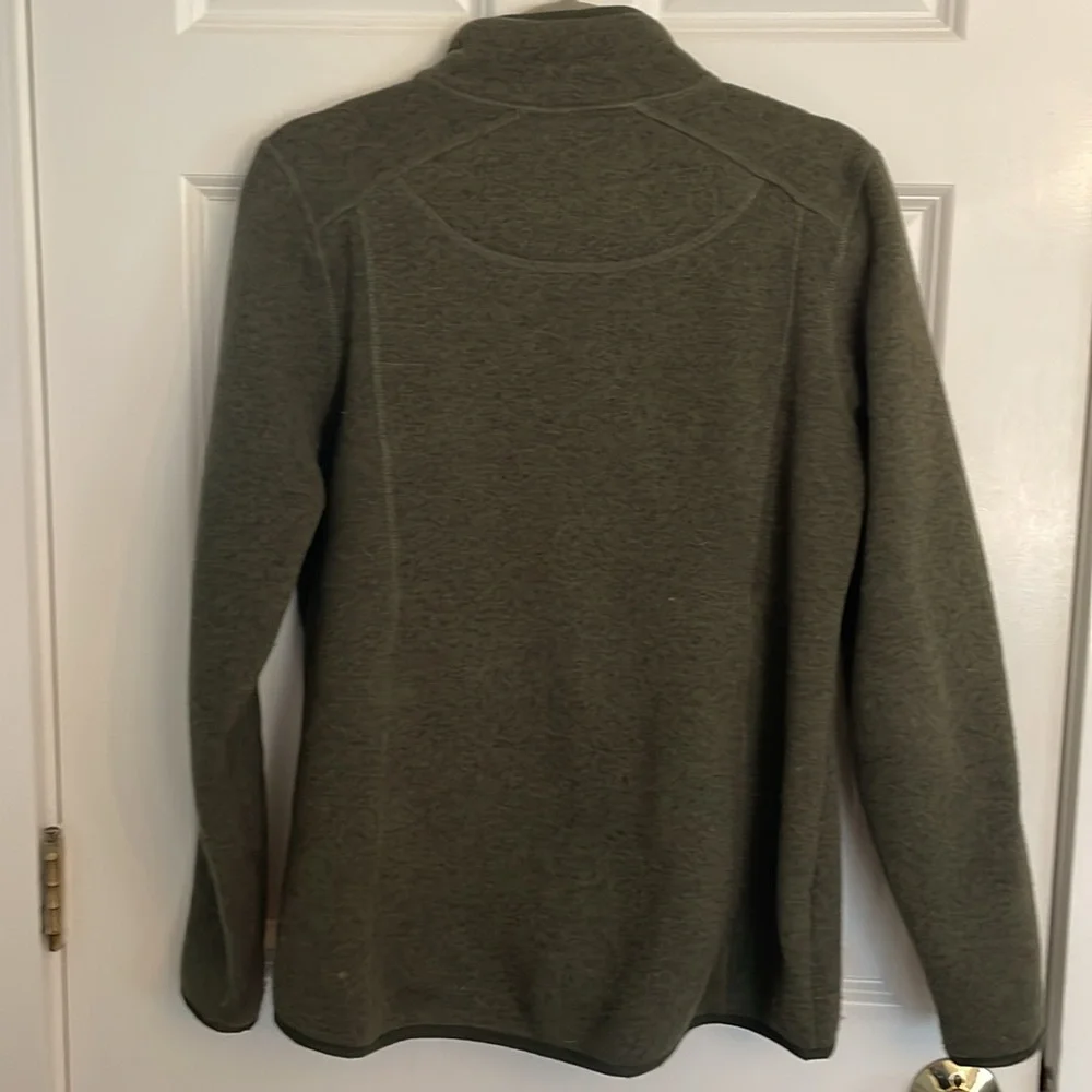 L.L. Bean Zip Front Fleece Jacket - Picture 2 of 4